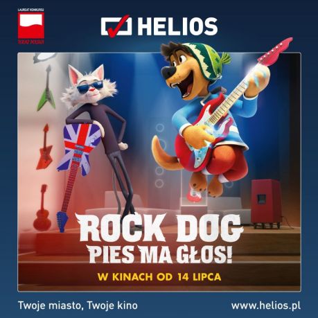 „Rock Dog. Pies ma głos!” w kinach Helios
